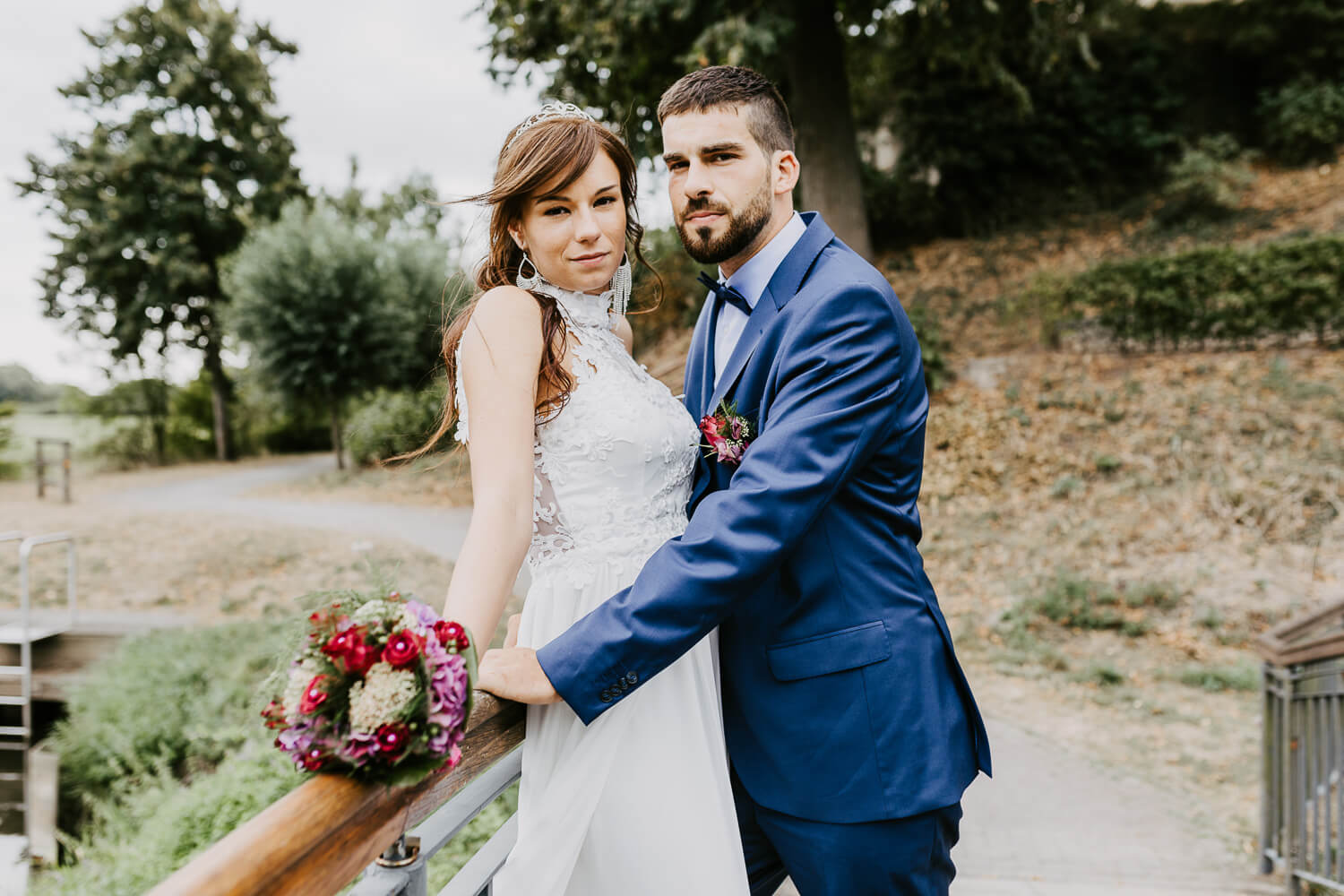 Schlosspark-Hochzeit im Schloß Landestrost